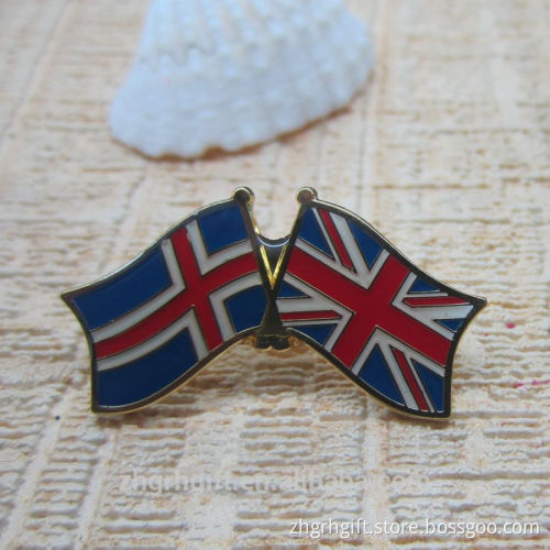 Custom Britain Flag Lapel Pin With britain flag Your Own Design Flag Badge